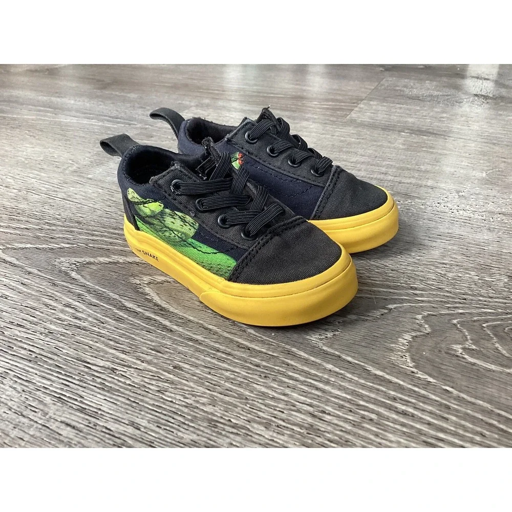 Vans X National Geographic Baby Size 4.5 Sneakers Photo Ark Frog Animal Shoes